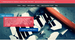 Desktop Screenshot of methamphetamineaddiction.com